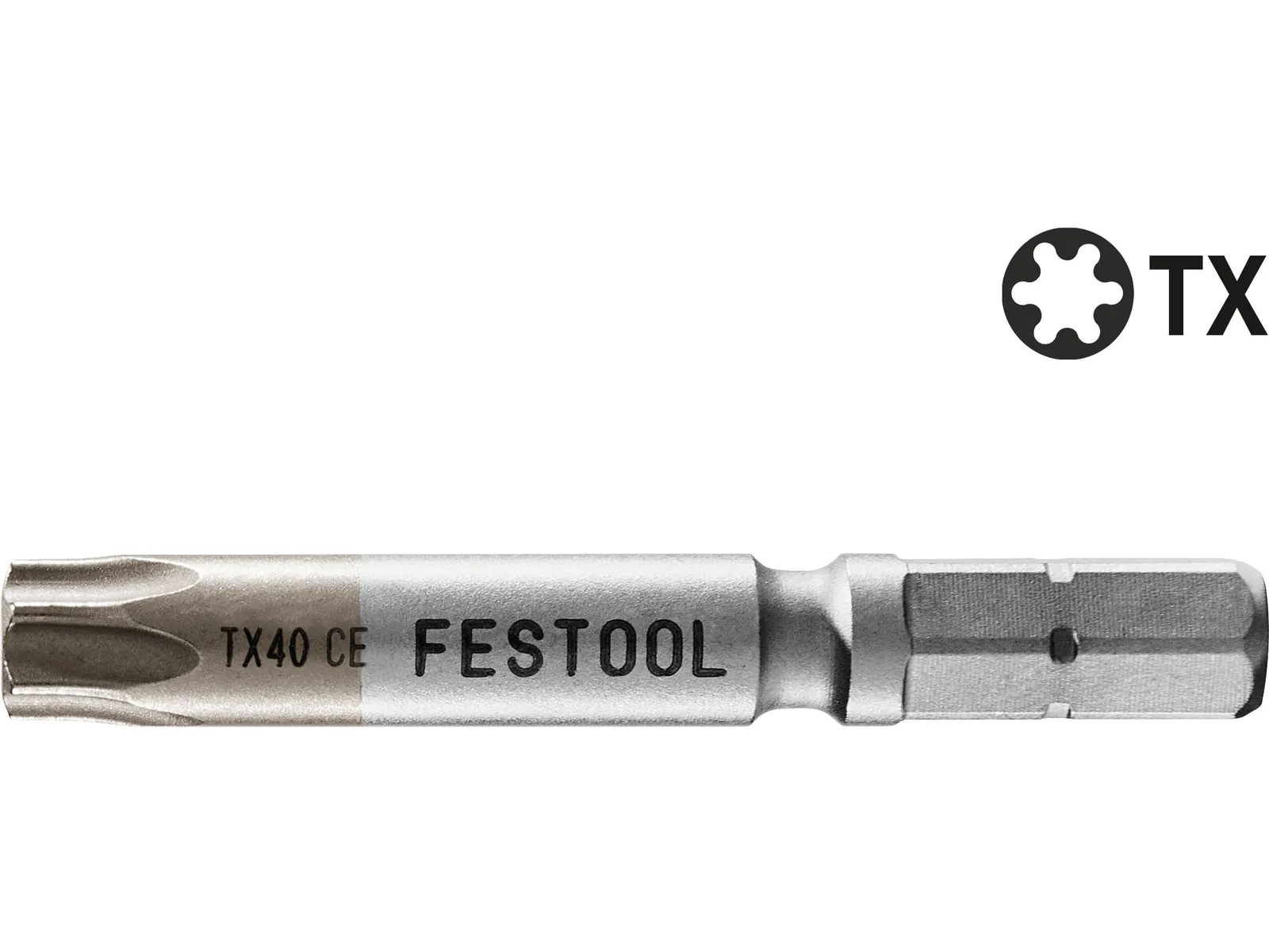 Festool 50mm TX40 Centrotec Screwdriver Bits (2pk)