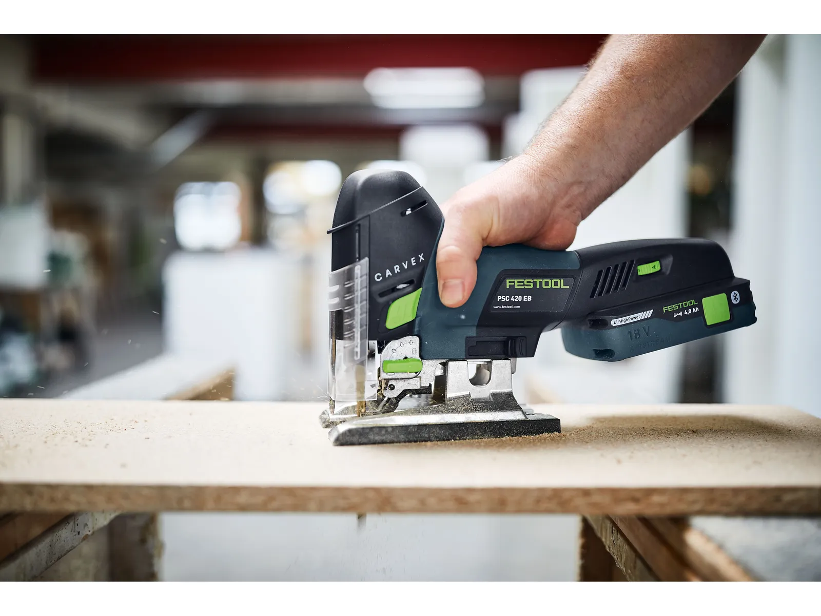 Festool PSC 420 EB-Basic – Scie sauteuse pendulaire sans fil