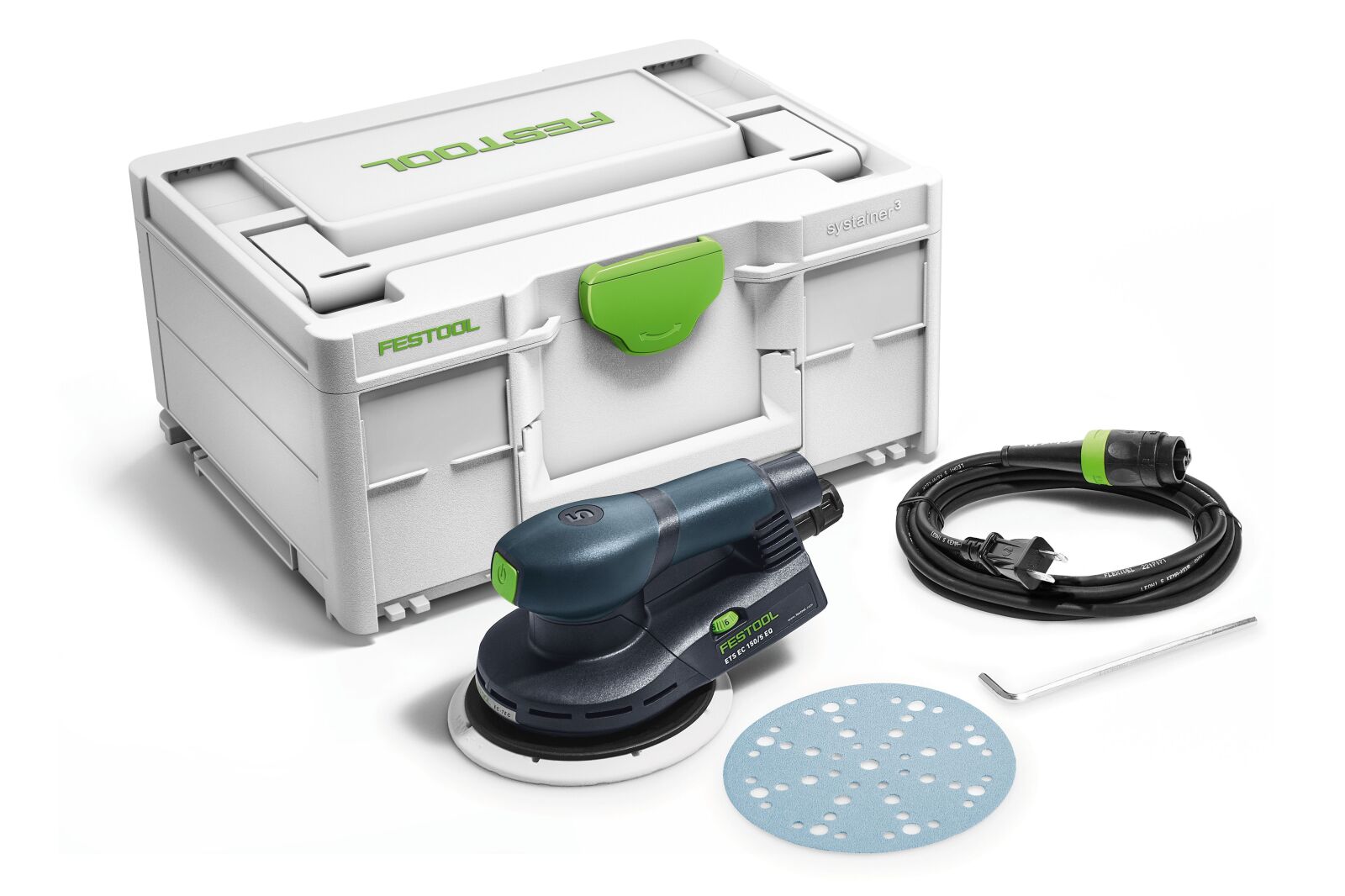 6" RANDOM ORBITAL SANDER, ETS EC-150/5 EQ-PLUS, FESTOOL 575051, 576339