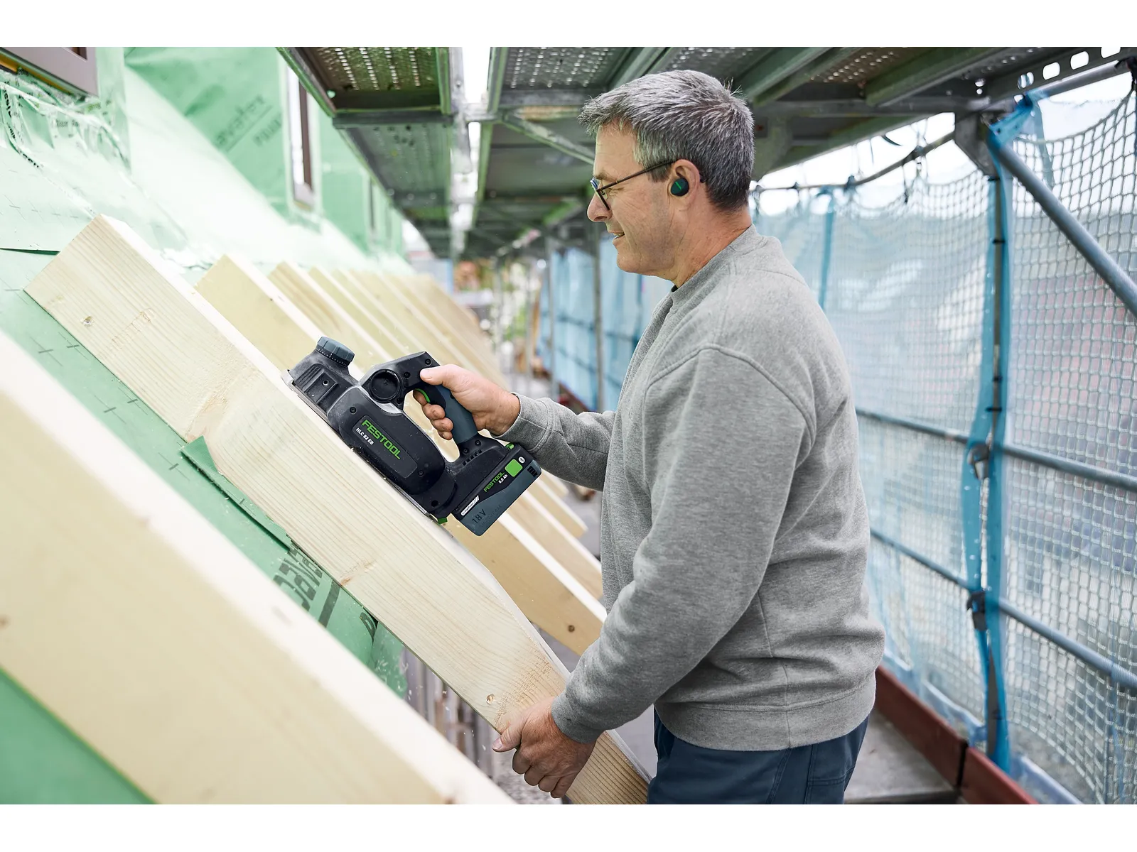 Festool EHL C 82 Basic – ergonomiczny uchwyt SoftGrip