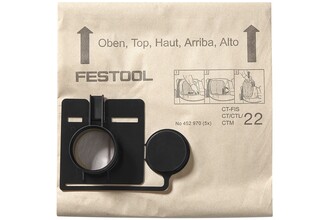 5 Filtersäcke Passend Für Festool SRM 45 PLANEX Staubsaugerbeutel SRM45